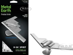Model Kit Northrop Grumman B-2 Spirit Stealth Bomber Aircraft (Moderate Difficulty) Steel Model by Metal Earth