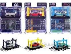 Model Kit 3 piece Car Set Release 82 Limited Edition to 8000 pieces Worldwide 1/64 Diecast Model Cars by M2 Machines