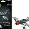 Model Kit Republic P-47 Thunderbolt Fighter Aircraft "The Jug" United States Army Air Forces (Moderate Difficulty) Steel Model by Metal Earth