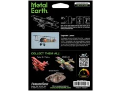 Model Kit Sopwith Camel Aircraft "World War I" British Royal Flying Corps (Moderate Difficulty) Steel Model by Metal Earth