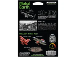 Model Kit SPAD S.XIII Fighter Aircraft "World War I" French Air Force (Moderate Difficulty) Steel Model by Metal Earth