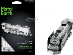 Model Kit Steam Locomotive #844 (Moderate Difficulty) Steel Model by Metal Earth