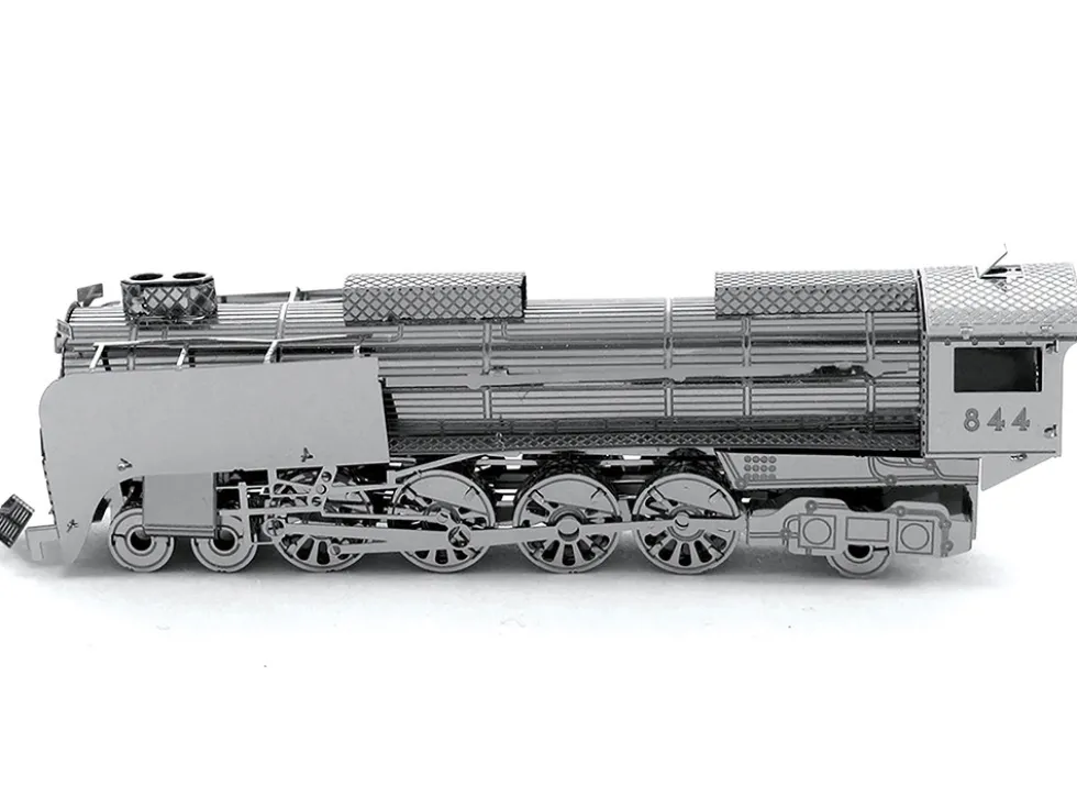 Model Kit Steam Locomotive #844 (Moderate Difficulty) Steel Model by Metal Earth