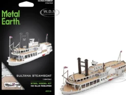 Model Kit Sultana Steamboat (Moderate Difficulty) Steel Model by Metal Earth