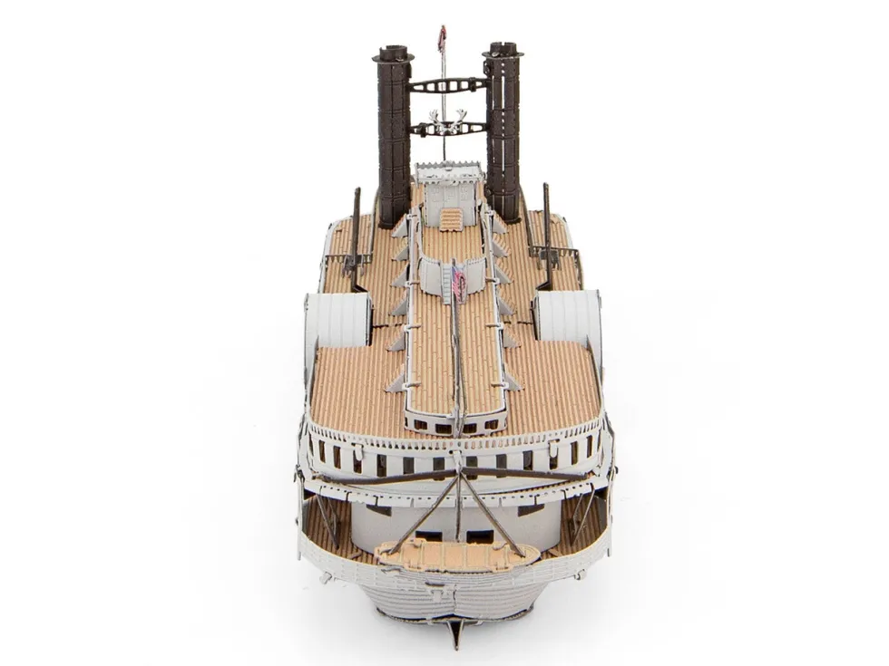 Model Kit Sultana Steamboat (Moderate Difficulty) Steel Model by Metal Earth