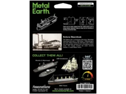 Model Kit Sultana Steamboat (Moderate Difficulty) Steel Model by Metal Earth