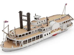 Model Kit Sultana Steamboat (Moderate Difficulty) Steel Model by Metal Earth