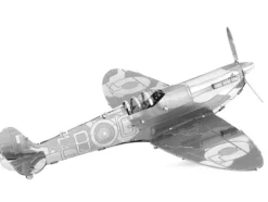 Model Kit Supermarine Spitfire Fighter Aircraft "Royal Air Force" (Easy Difficulty) Steel Model by Metal Earth