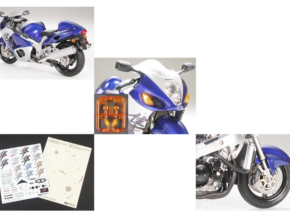 Model Kit Suzuki GSX1300R Hayabusa Motorcycle 1/12 Scale Model by Tamiya