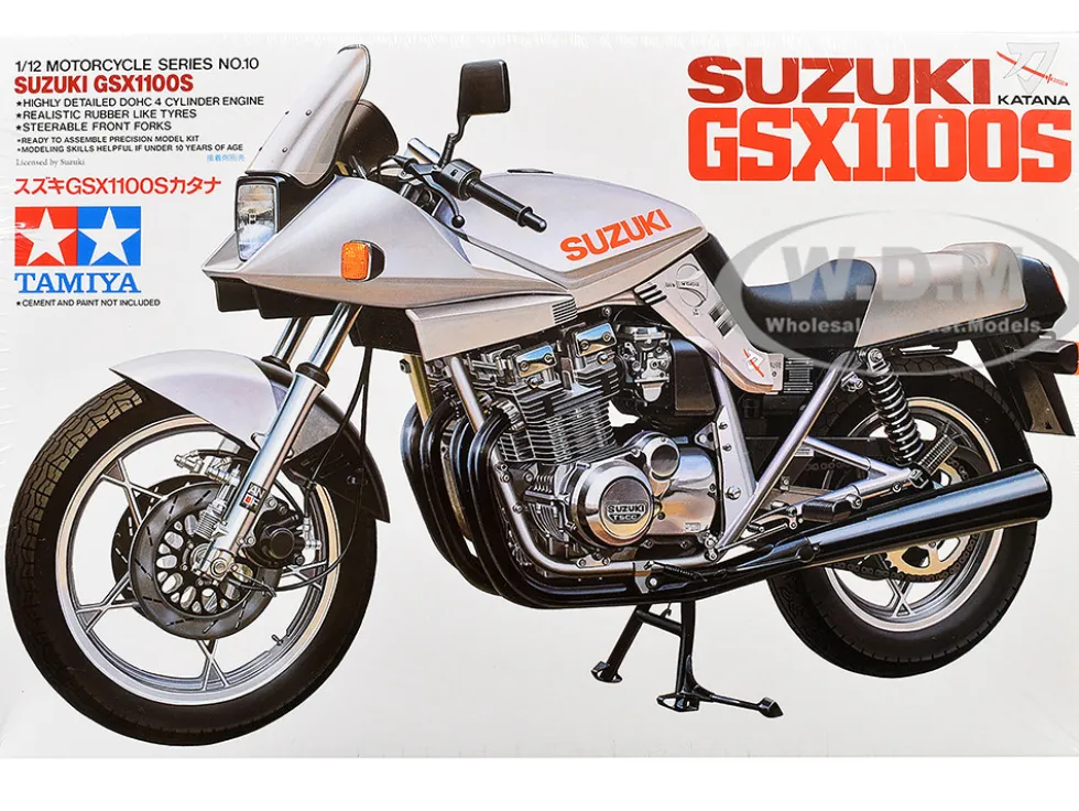 Model Kit Suzuki GSX1100S Katana Motorcycle 1/12 Scale Model by Tamiya