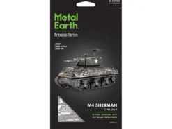 Model Kit United States M4 Sherman Tank (Moderate Difficulty) Steel Model by Metal Earth
