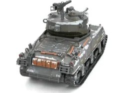 Model Kit United States M4 Sherman Tank (Moderate Difficulty) Steel Model by Metal Earth