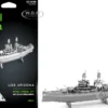 Model Kit USS Arizona Battleship (Challenging Difficulty) Steel Model by Metal Earth