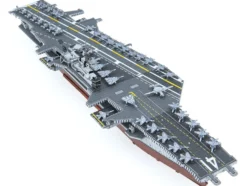 Model Kit USS Midway (CV-41) Aircraft Carrier (Challenging Difficulty) Steel Model by Metal Earth