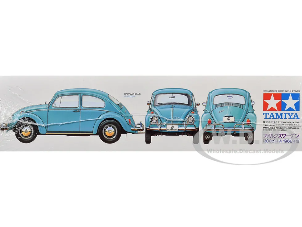 Model Kit 1966 Volkswagen 1300 Beetle 1/24 Scale Model by Tamiya
