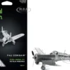 Model Kit Vought F4U Corsair Fighter Aircraft "United States Navy" (Moderate Difficulty) Steel Model by Metal Earth