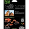 Model Kit Wheel Loader Orange and Black (Challenging Difficulty) Steel Model by Metal Earth