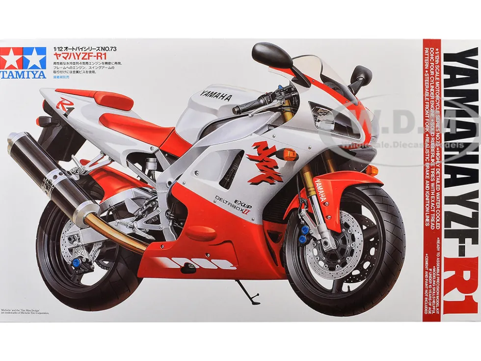 Model Kit Yamaha YZF-R1 Motorcycle 1/12 Scale Model by Tamiya