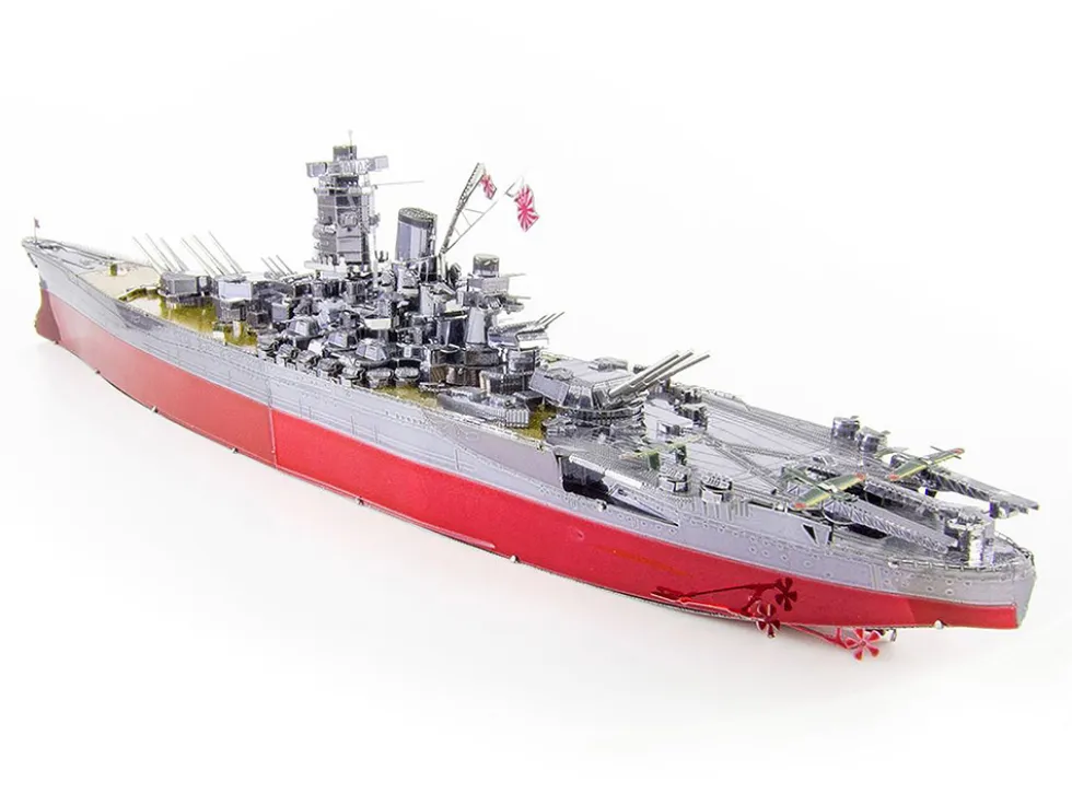 Model Kit Yamato Battleship "Imperial Japanese Navy" (Challenging Difficulty) Steel Model by Metal Earth