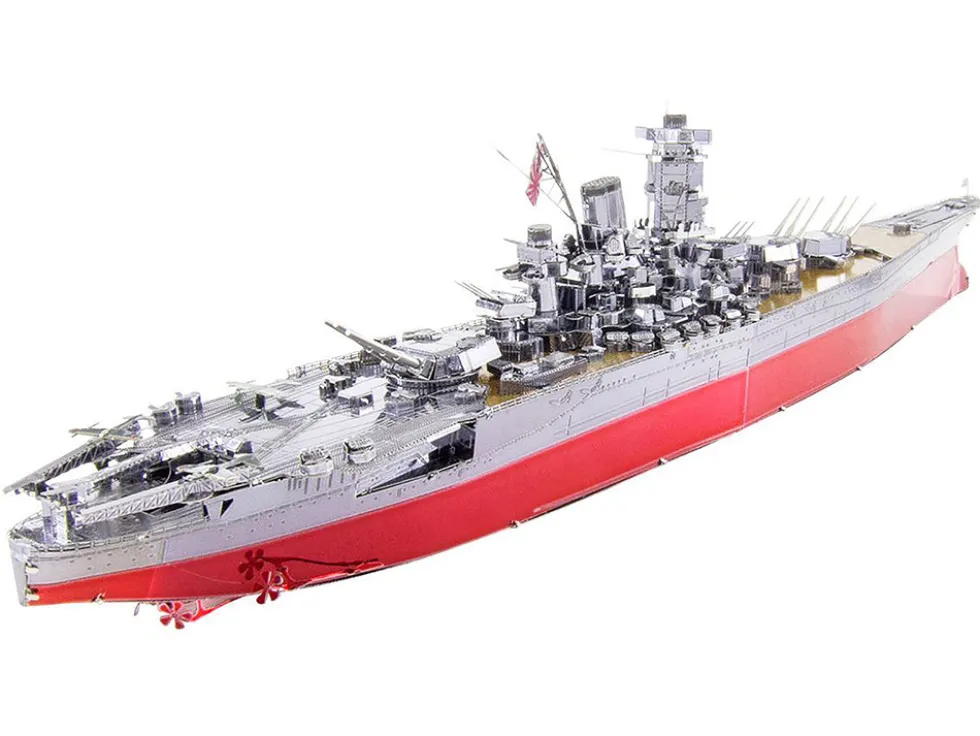 Model Kit Yamato Battleship "Imperial Japanese Navy" (Challenging Difficulty) Steel Model by Metal Earth