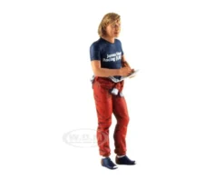 1977 Monaco GP James Hunt Standing Signing Autographs Figurine for 1/18 Le Mans Miniatures FLM180224