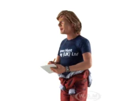 1977 Monaco GP James Hunt Standing Signing Autographs Figurine for 1/18 Le Mans Miniatures FLM180224