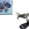 Morane-Saulnier MS.406 Fighter Aircraft "3/4 Escadrille, GC II/3" Armee de l'Air (French Air Force) (1940) "Planes of World War II" Series 1/72 Diecast Model Airplane by Luppa