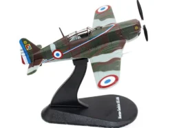 Morane-Saulnier MS.406 Fighter Aircraft "3/4 Escadrille, GC II/3" Armee de l'Air (French Air Force) (1940) "Planes of World War II" Series 1/72 Diecast Model Airplane by Luppa