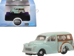 Morris Minor Traveller Smoke Gray 1/148 (N) Scale Diecast Model Car by Oxford Diecast