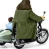 Motorcycle and Sidecar Light Green with Harry and Hagrid Figures Harry Potter and the Deathly Hallows Part 1 2010 Movie Diecast Motorcycle Model by Corgi CC99727