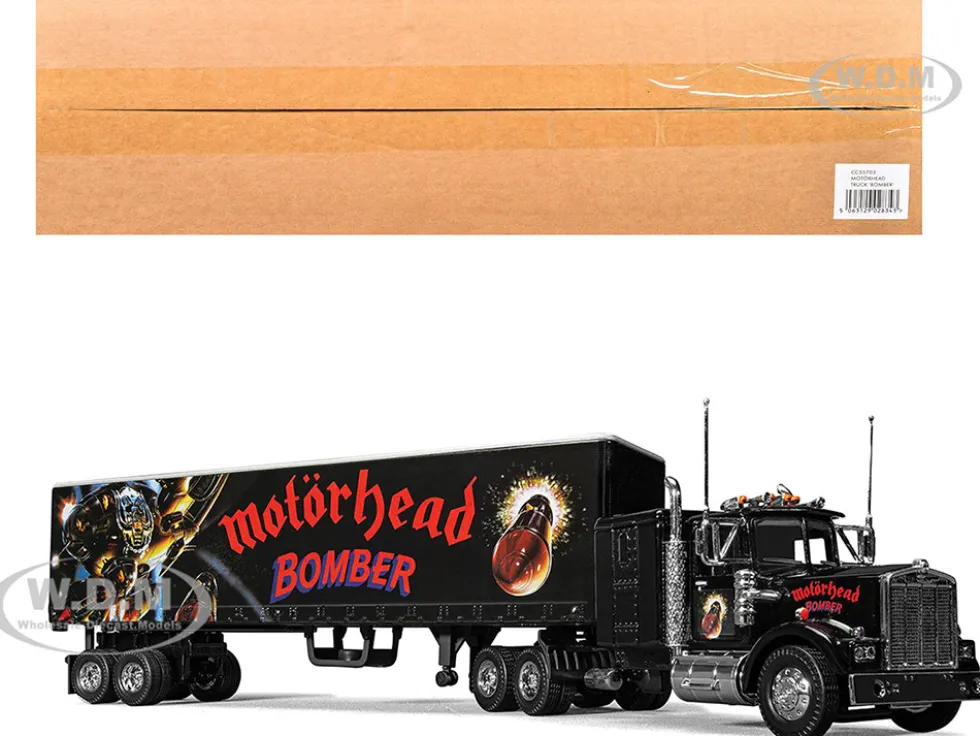 Motorhead Bomber Transport Truck Black 1/50 Diecast Model by Corgi
