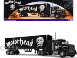 Motorhead Transport Truck Black 1/50 Diecast Model Corgi CC55701