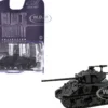 M4 Sherman 76 Long Barrell Tank Black Camouflage "Black Bandit" Series 30 1/64 Diecast Model Car by Greenlight