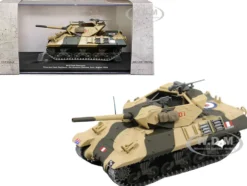 M10 Tank Destroyer D1 #77 U.S.A. 72nd Anti-Tank Regiment 6th Armored Division Italy August 1944 1/43 Diecast Model AFVs WWII 23191-44