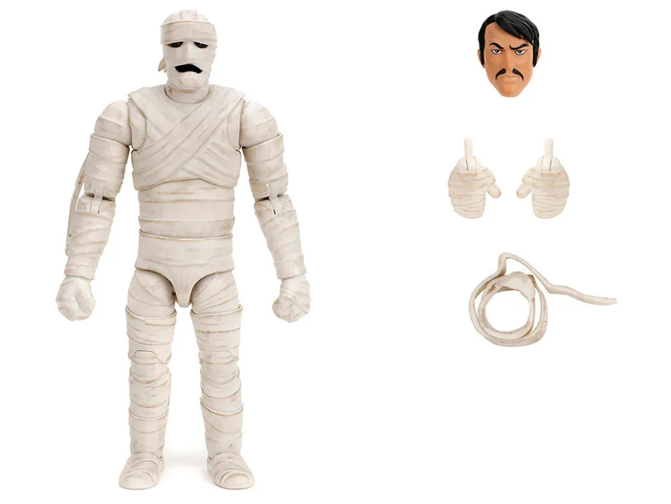 Mummy of Ankha 7" Moveable Figure with Accessories and Alternate Head and Hands "Scooby-Doo!" Franchise Model by Jada