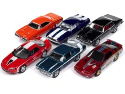 Muscle Cars USA 2025 Release 1 Set A of 6 pieces 1/64 Diecast Model Cars by Johnny Lightning