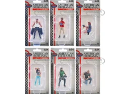Muscle Mechanics 6 piece Figure Set for 1/24 Scale Models by American Diorama