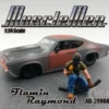Musclemen Flamin Raymond Figure For 1:24 Diecast Model Cars American Diorama 24004