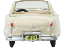 1950 Nash Rambler Custom Landau Convertible (Open) Champagne Ivory 1/87 (HO) Scale Diecast Model Car by Oxford Diecast