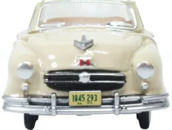 1950 Nash Rambler Custom Landau Convertible (Open) Champagne Ivory 1/87 (HO) Scale Diecast Model Car by Oxford Diecast
