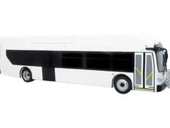 New Flyer Xcelsior Transit Bus Bank White