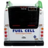New Flyer Xcelsior XHE40 Transit Bus "AC Transit - Zero Emission" White and Green with Graphics "The Bus & Motorcoach Collection" Limited Edition 1/87 (HO) Diecast Model by Iconic Replicas