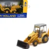 New Holland B110C Backhoe Loader Yellow Diecast Model by New Ray