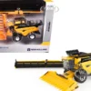 New Holland CR8.90 Combine Yellow with Corn Head and Draper Head "Prestige Collection" 1/64 Diecast Model by ERTL TOMY