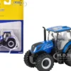 New Holland Genesis T7.270 PLM Tractor Blue "New Holland Agriculture" 1/64 Diecast Model by ERTL TOMY