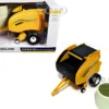 New Holland Roll-Belt 561 Round Baler Yellow with 2 Bales 1/16 Diecast Model by ERTL TOMY