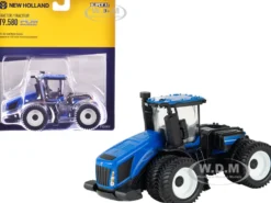 New Holland T9.580 Tractor with Dual Wheels Blue 1/64 Diecast Model by ERTL TOMY