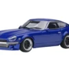 Nissan Fairlady Z RHD (Right Hand Drive) "Akuma No Z" Blue Metallic "Wangan Midnight - Comic #4 Version" Manga 1/64 Model Car by Autoart