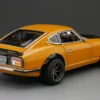 1970 Nissan Fairlady Z (S30) RHD (Right Hand Drive) Orange with Carbon Hood "Asian Collectibles" Series 1/18 Diecast Model Car by Sun Star