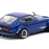 Nissan Fairlady Z S30 Widebody RHD (Right Hand Drive) "Designed by Jon Sibal" Blue Metallic "Global64" Series 1/64 Diecast Model Car by Tarmac Works